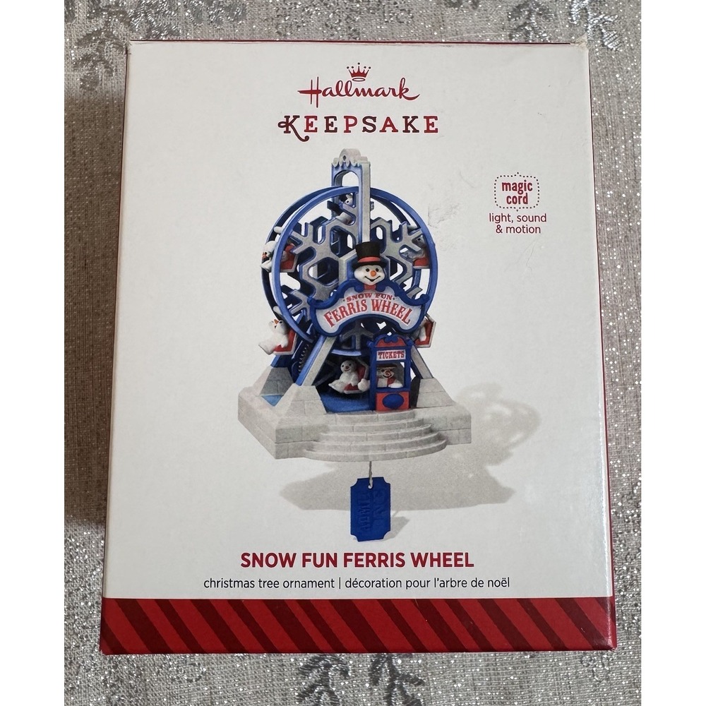 Hallmark Keepsake Ornament: 2014 Snow Fun Ferris Wheel‎